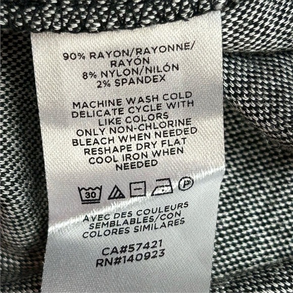 LOFT Women's XL Black and White Polka Dot Jegging Pants Stretchy Pull On - Picture 6 of 8